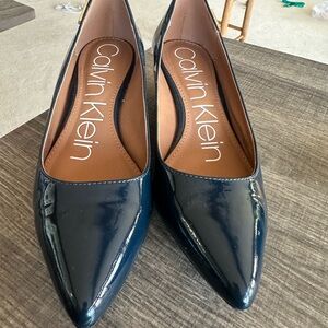 Calvin Klein Women's Dark Blue Heels